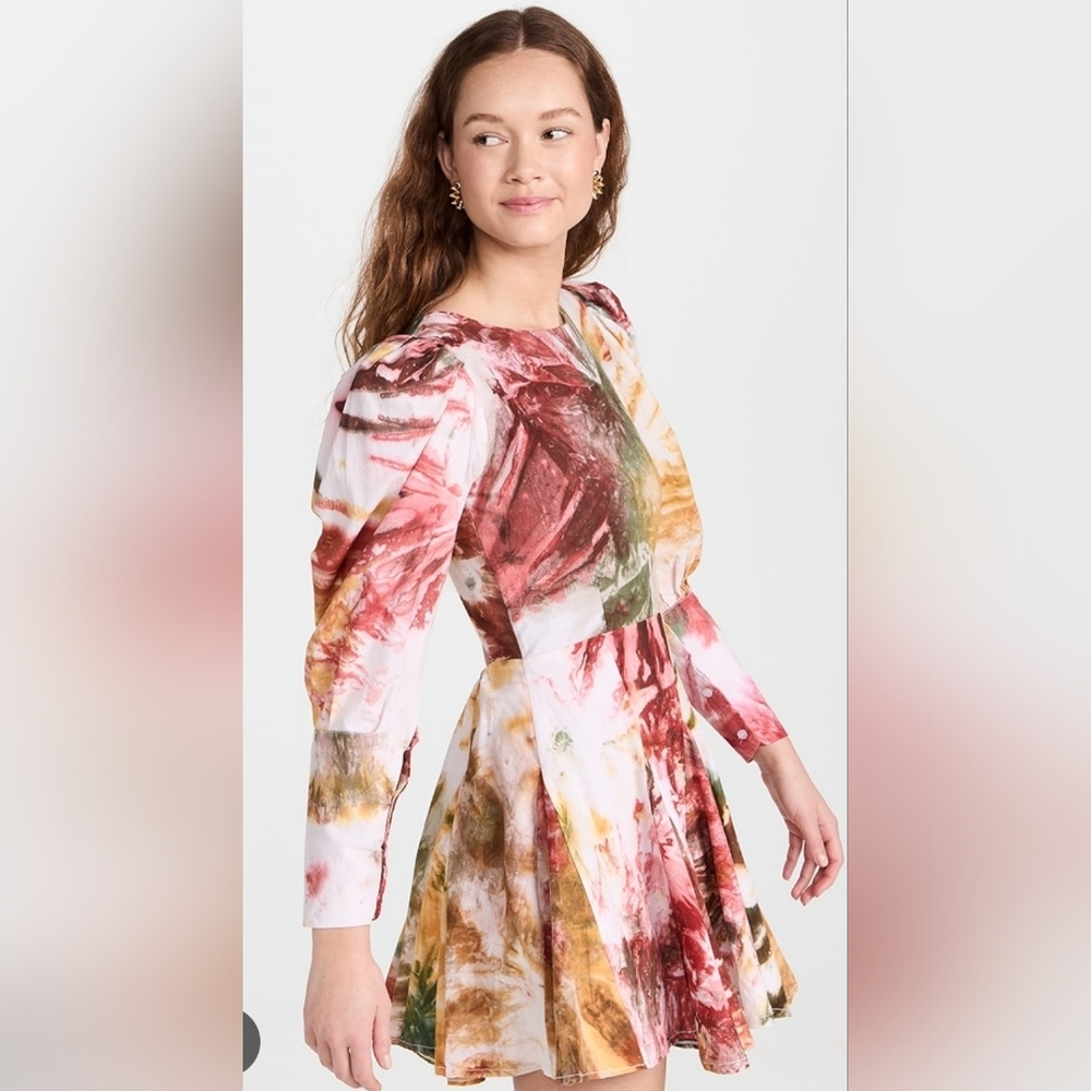 Busayo Olu Pink Tie Dye Mini Dress Size Medium NWT $500